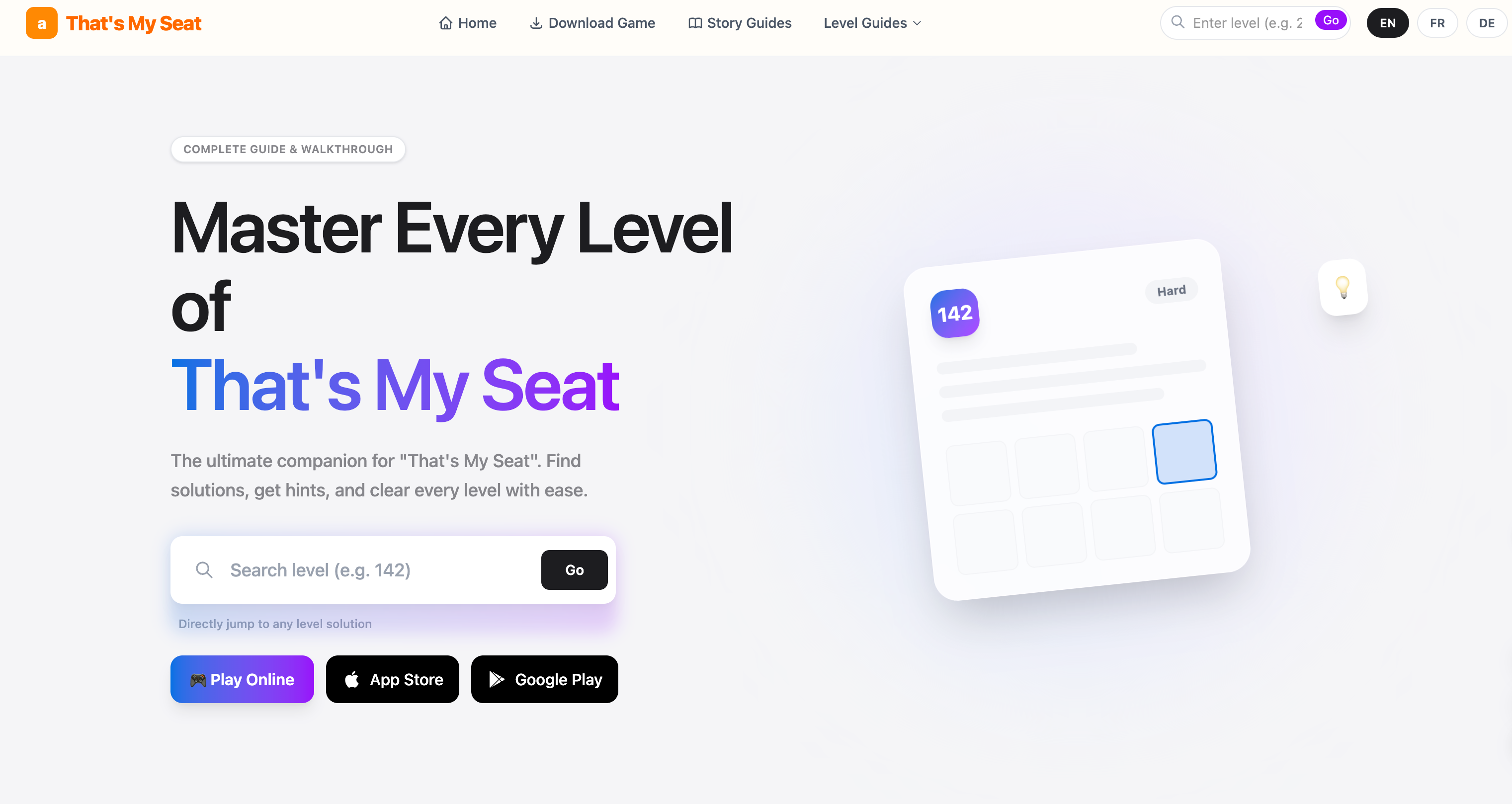 That’s My Seat Guide