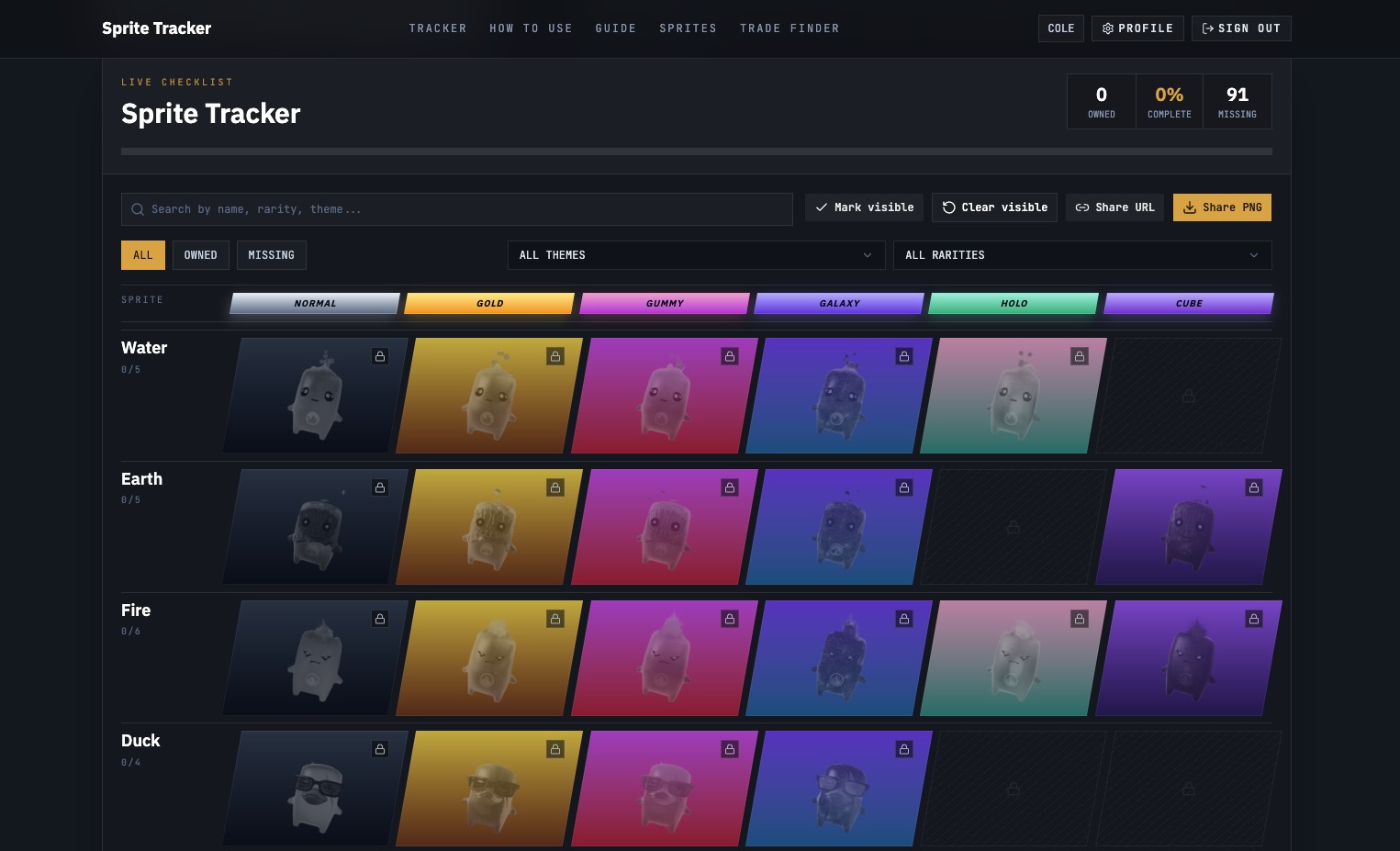 Fortnite Sprite Tracker 